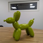 Balloon Dog Beeld, DecoDiVers, Peak Green